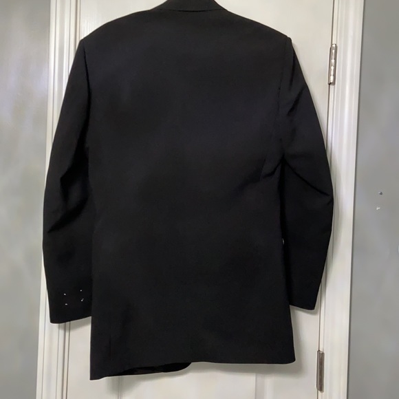 Men’s black Vincenzo suit coat 36L - Picture 7 of 9